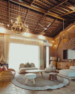 Deluxe Bungalow, Garden View | Living area - ELIVAAS Prive Bali Bay Gumuk (Gauribidanur)