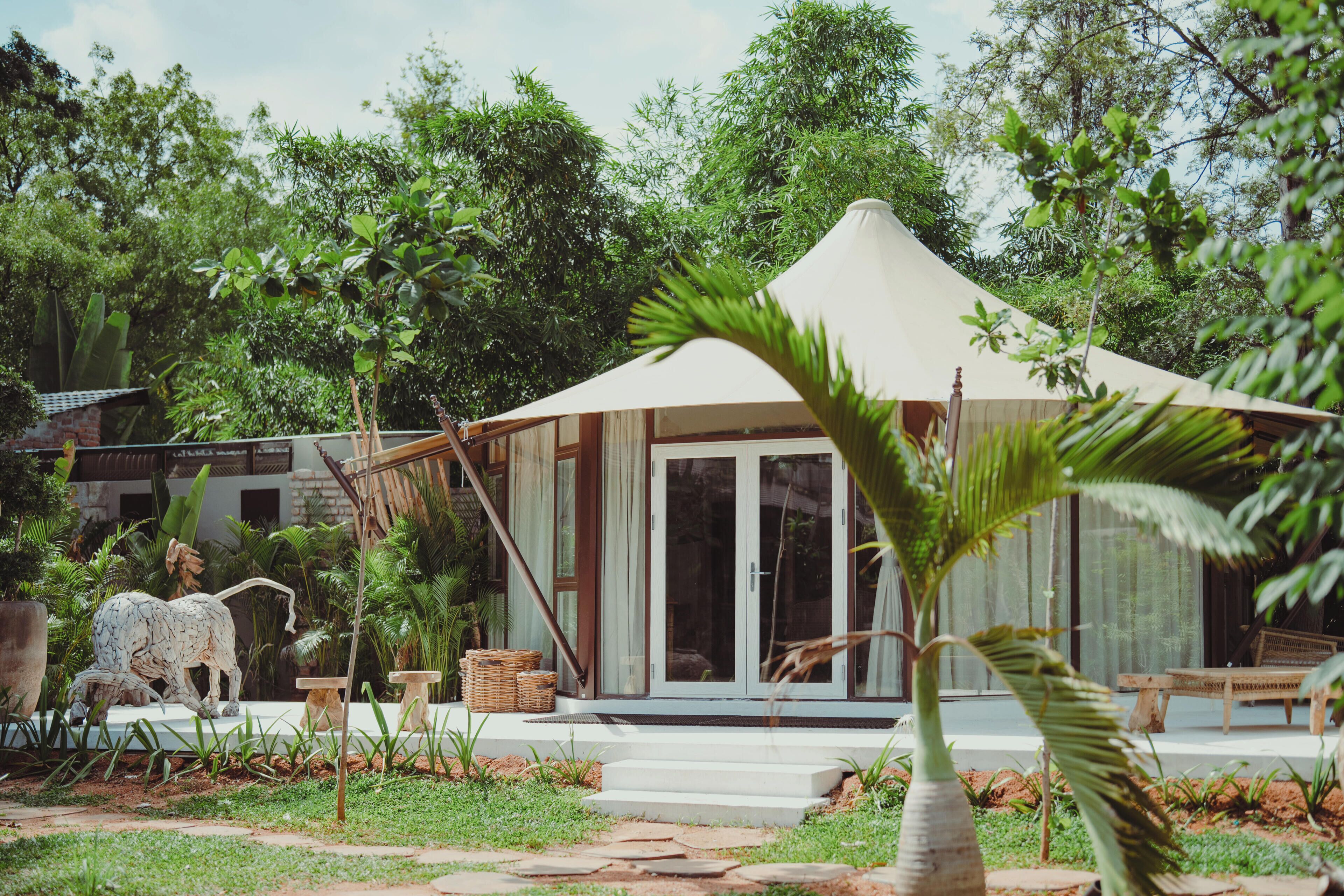 خيمة ديلوكس - منظر للحديقة | المنشأة من الخارج