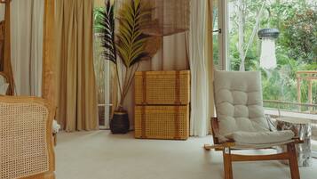 华丽帐篷房, 花园景观 | 住宿内部