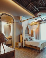 Bungalow Deluxe, vistas al jardín | Tabla de planchar con plancha y wifi gratis