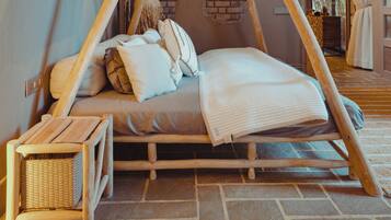 Bungalow Deluxe, vista giardino | Interni