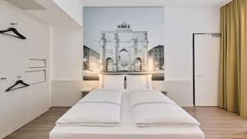 Soundproofing, free WiFi, bed sheets