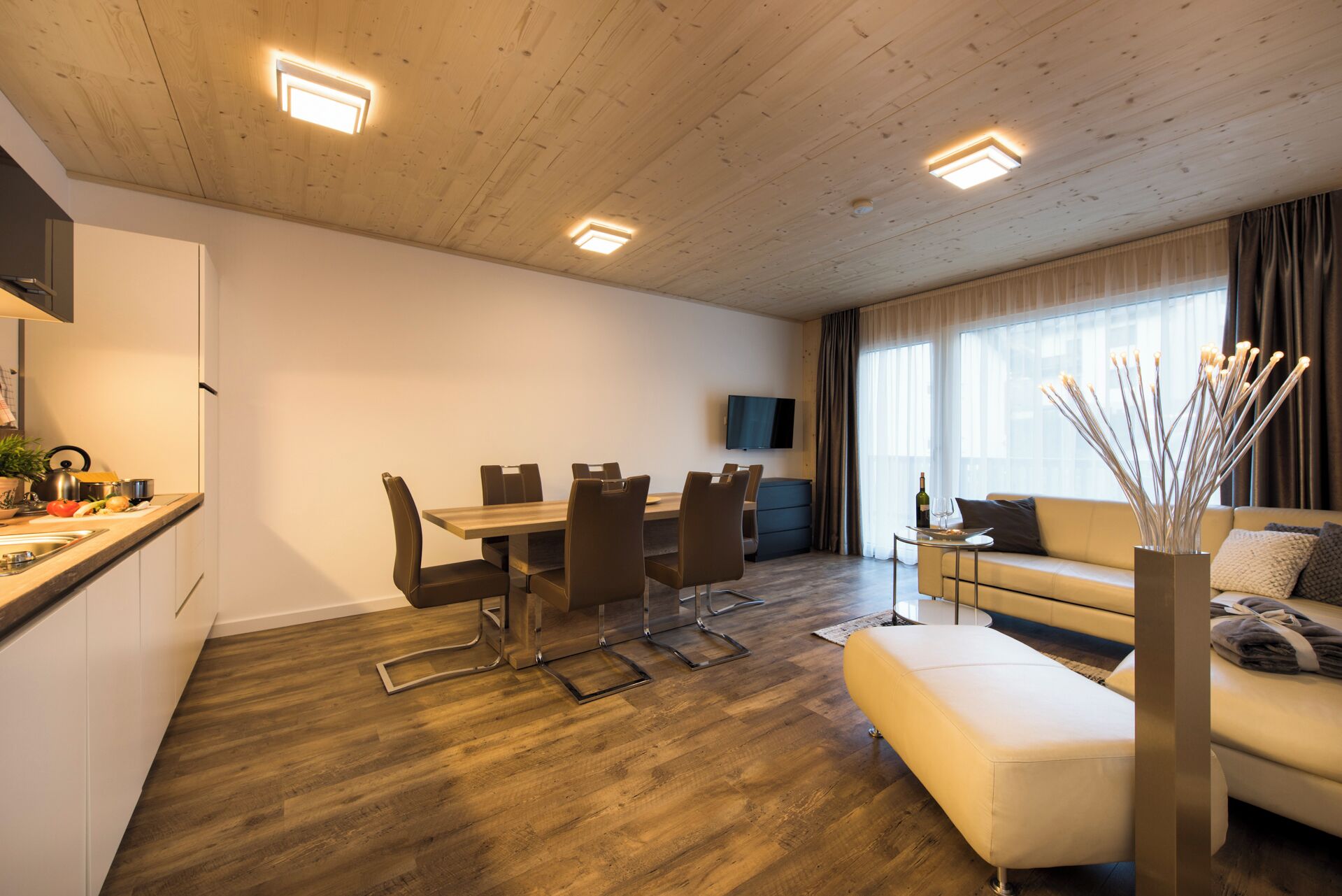 Spiseområde på rommet