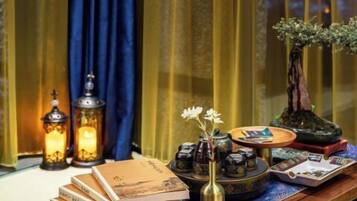 Junior-Doppelzimmer, Bergblick | Wohnzimmer