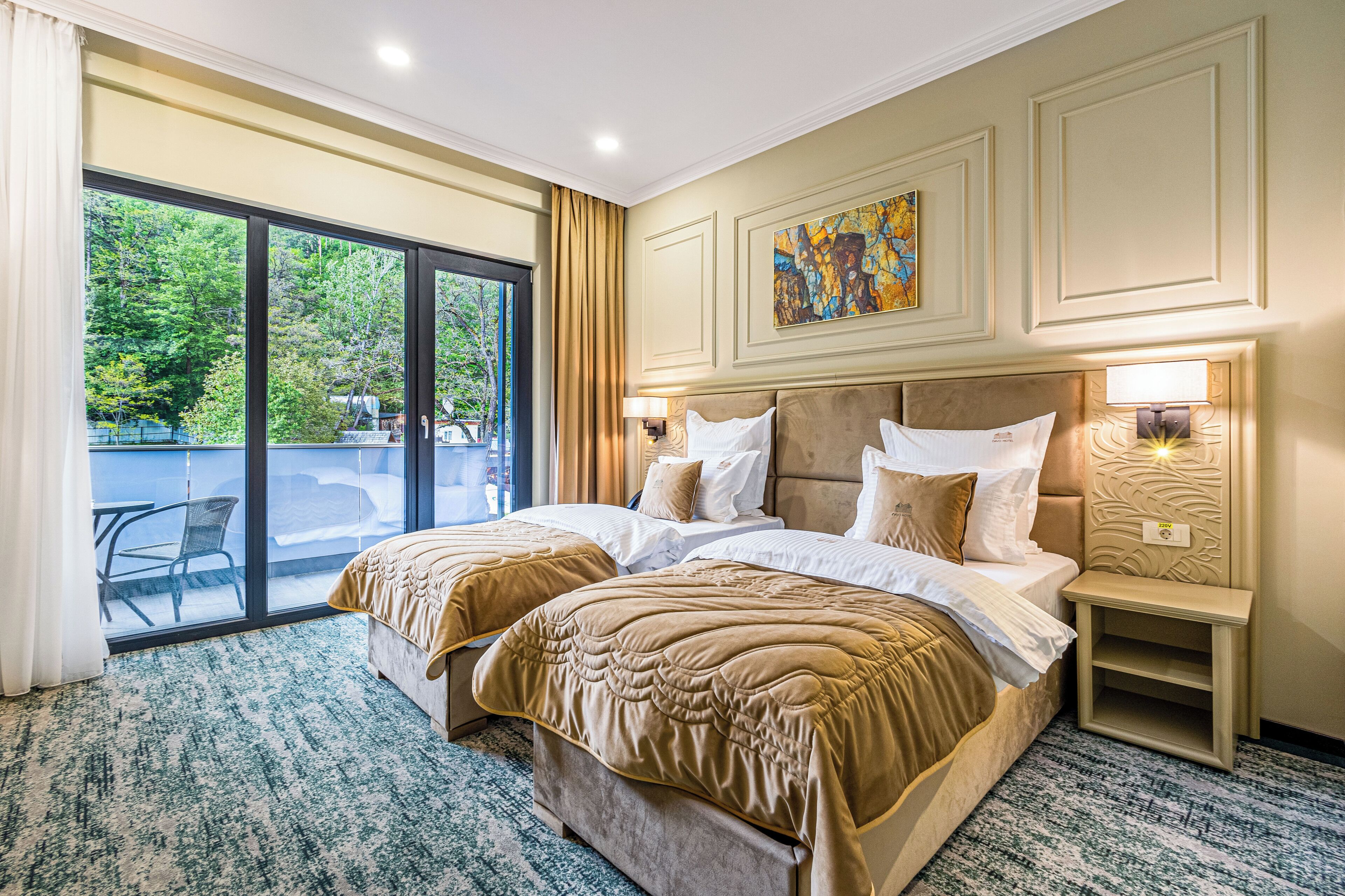 ห้องดีลักซ์ทวิน, ระเบียง, วิวสวนสาธารณะ