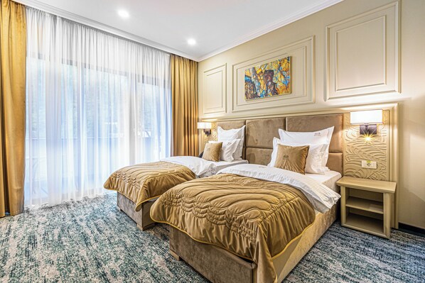 Deluxe-Zweibettzimmer, Balkon, Parkblick