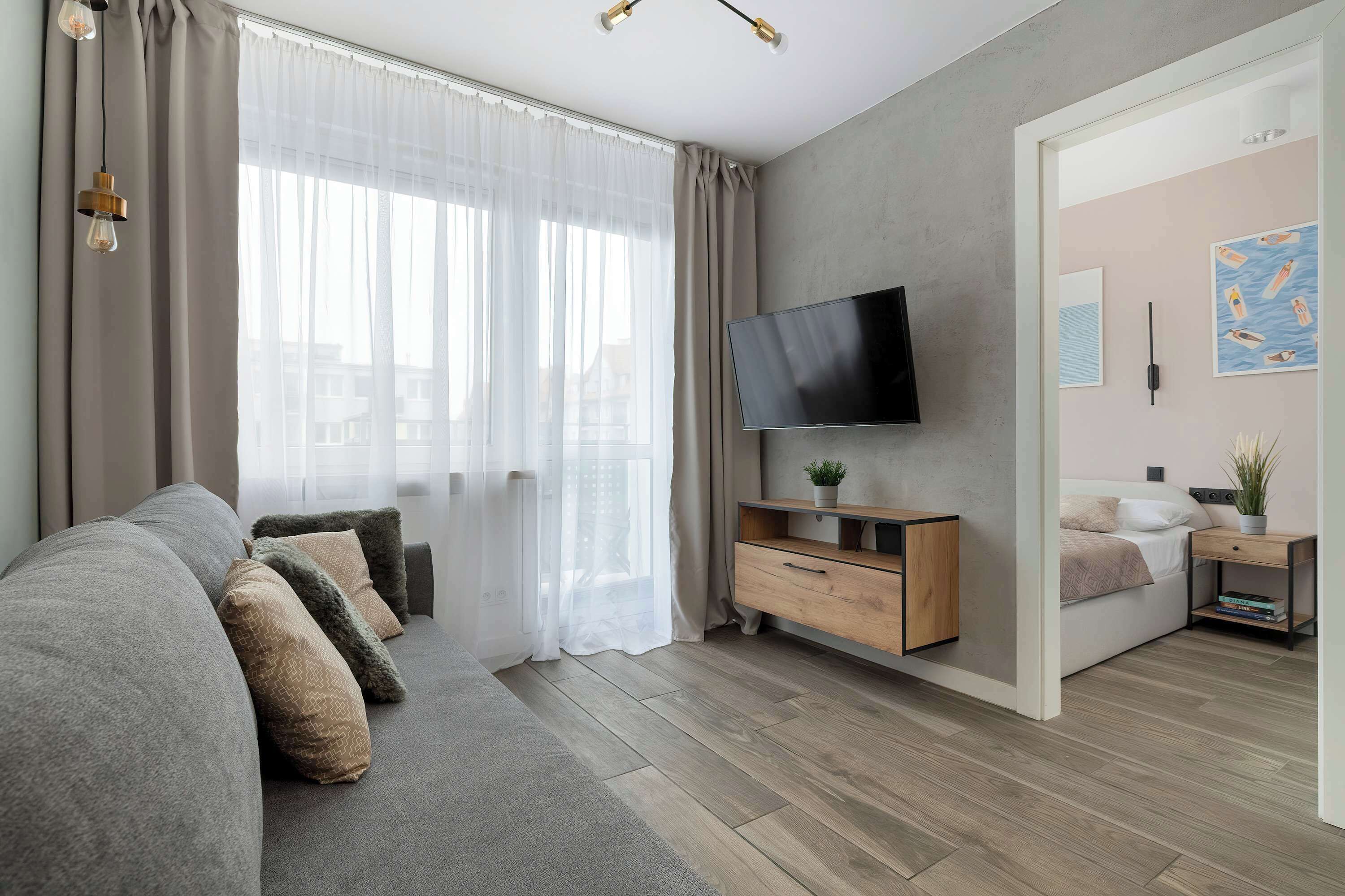 1 bedroom, iron/ironing board, travel crib, WiFi