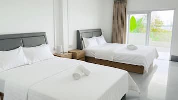 Chambre Deluxe avec lits jumeaux, vue mer