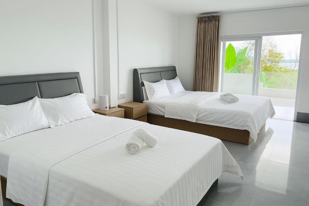 高级双床房, 阳台, 山景