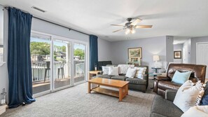 Condo, Multiple Beds, Balcony (Lake Mode) | Living area - Lake Mode Lakefront Balcony (Osage Beach)