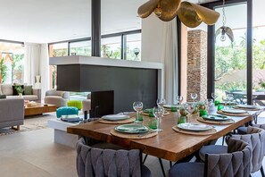 Dining - Villa Aisha with heated pool - My Rental Homes (Marrakesh)