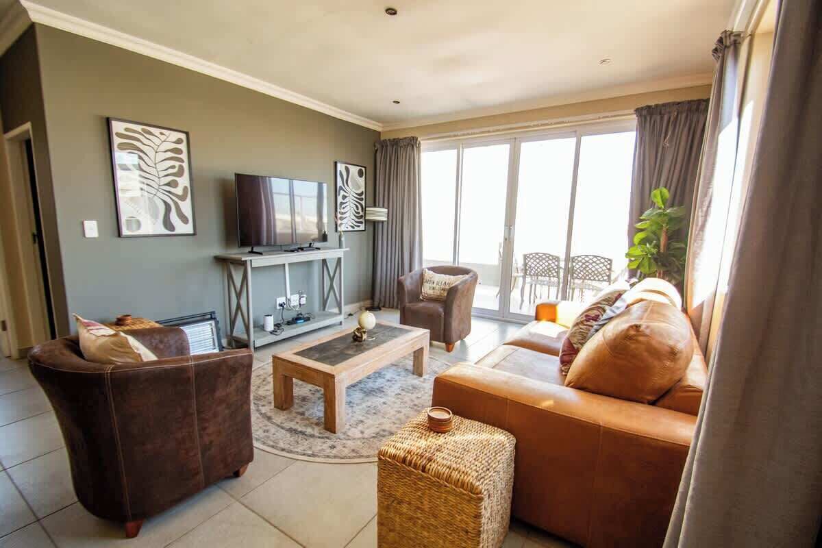 Living area. Long Beach Self Catering Studio's