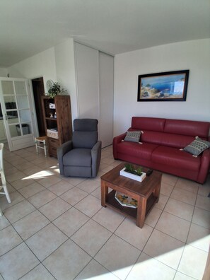 Living area - Sea view apartment in Moriani (San-Nicolao)