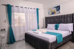 Iron/ironing board, Internet - Palm Terraces 3BR All En-Suite Nyali Apartment with Ocean Views & Rooftop Pool (Mombasa)