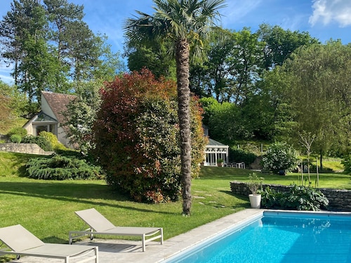 Gästezimmer „Entre Loire et Cher“ mit privatem beheiztem Pool, Terrasse und WLAN