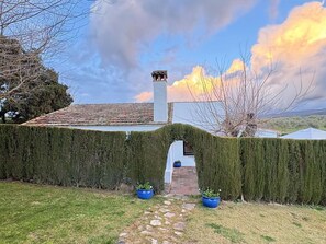 Vila Presidensial, pemandangan kebun | Teras/patio