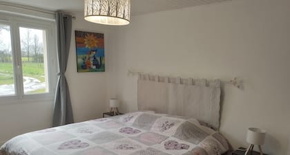 Renovated country house in quiet wooded hamlet