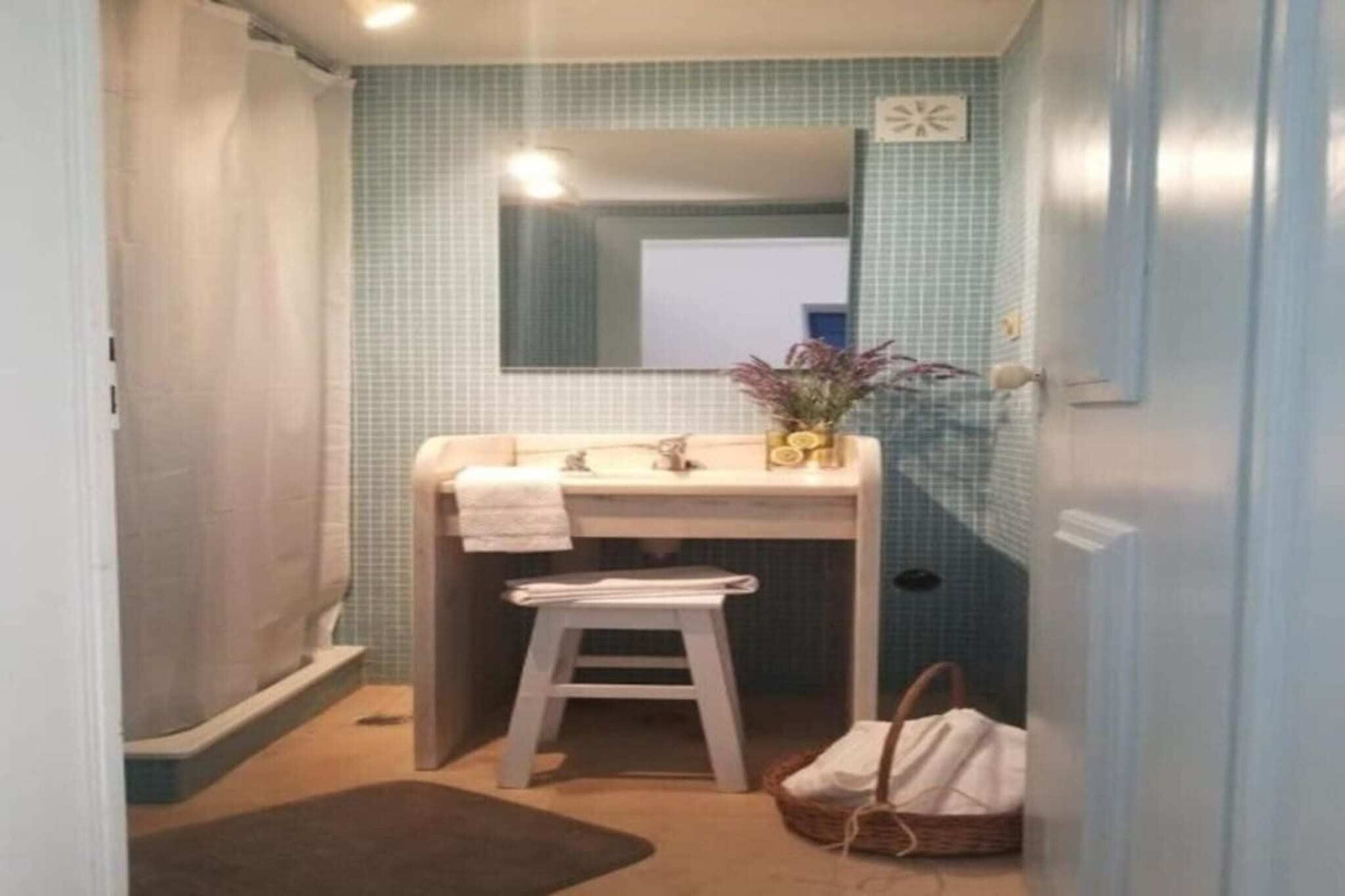Hair dryer, towels