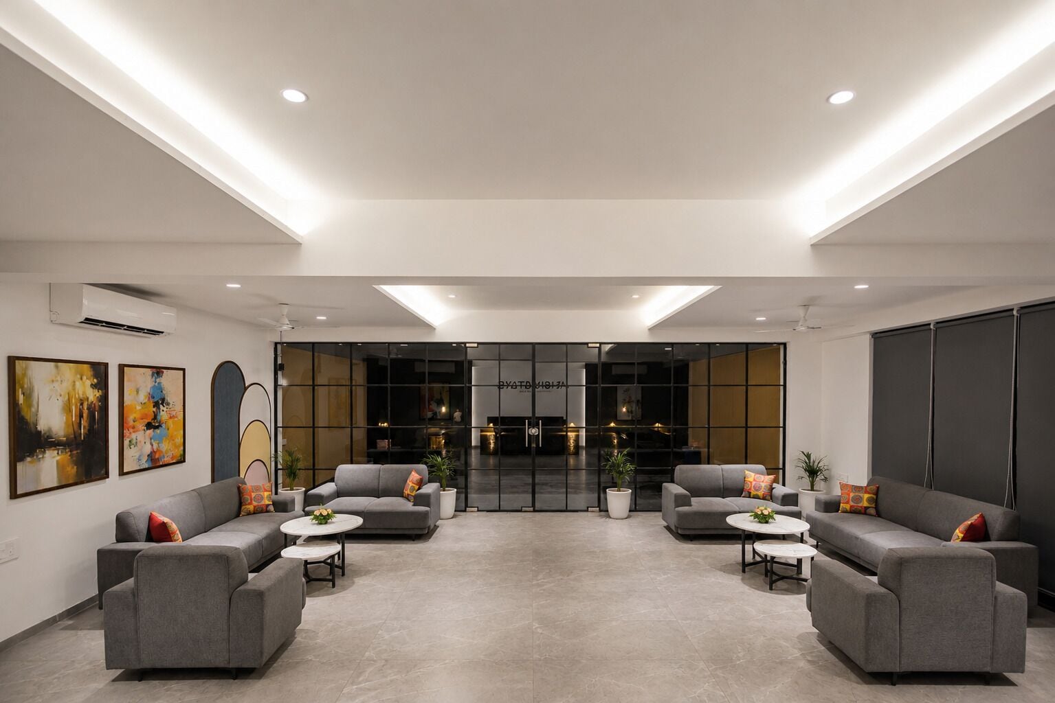 Lobby sitting area