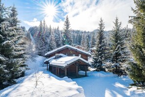 Chalet | Exterior - Chalet in La Tania Near Ski Slopes (Courchevel)