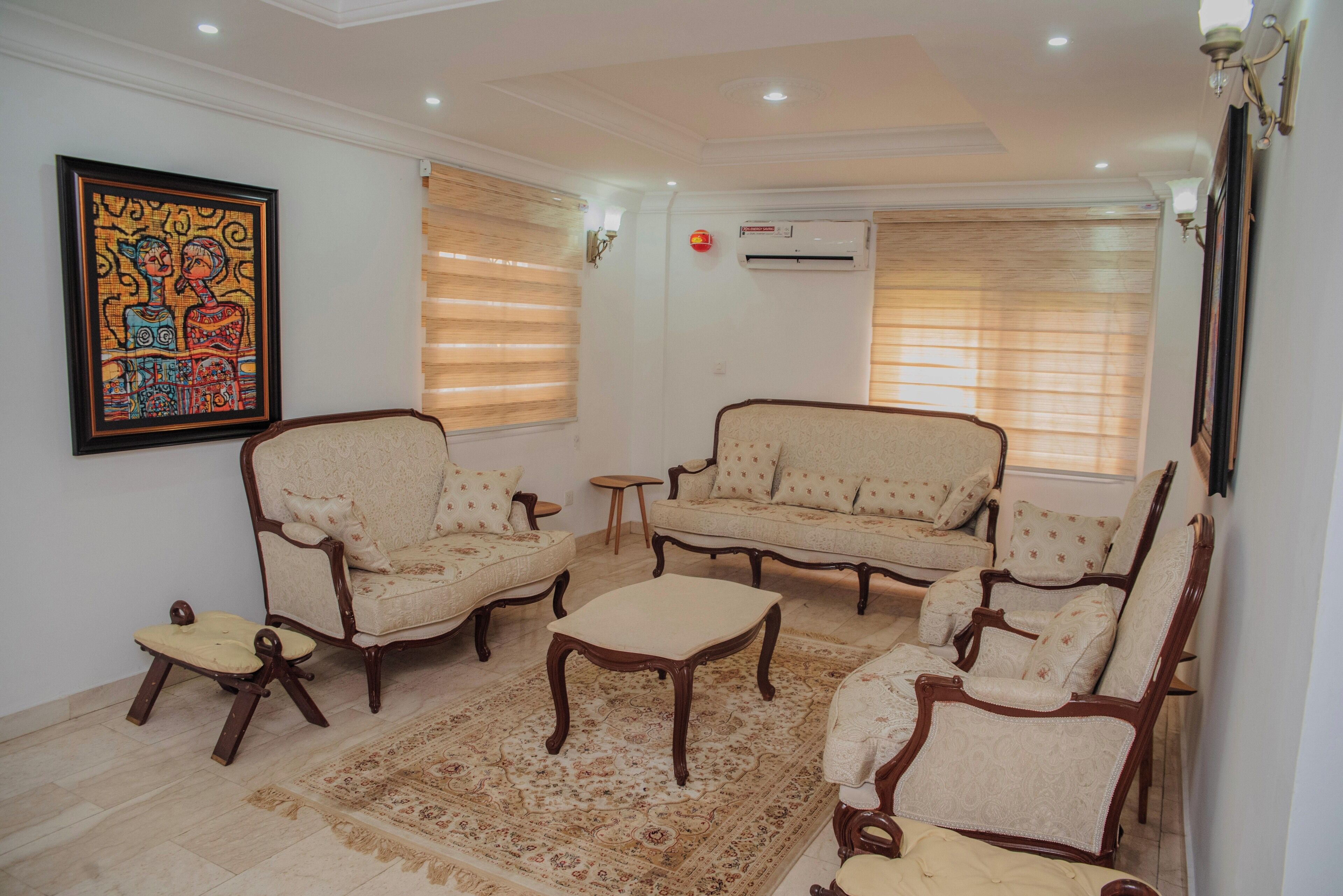 Deluxe Apartment, Balcony, Garden View | Living area