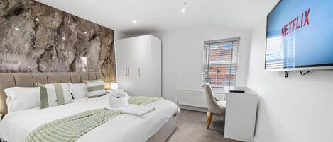 1 Schlafzimmer, Schreibtisch, kostenloses WLAN, Bettwäsche