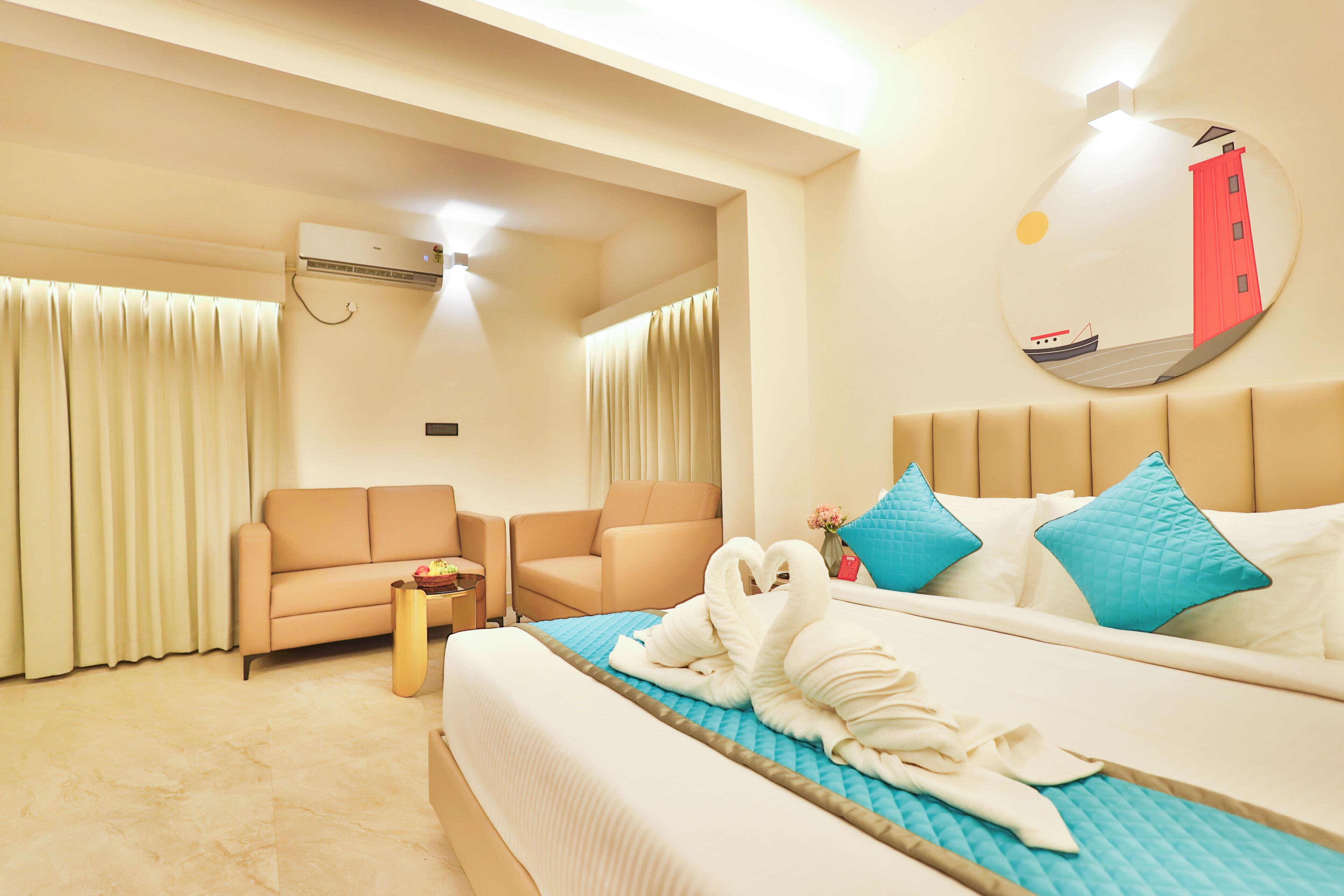 Suite Familiale, vue ville