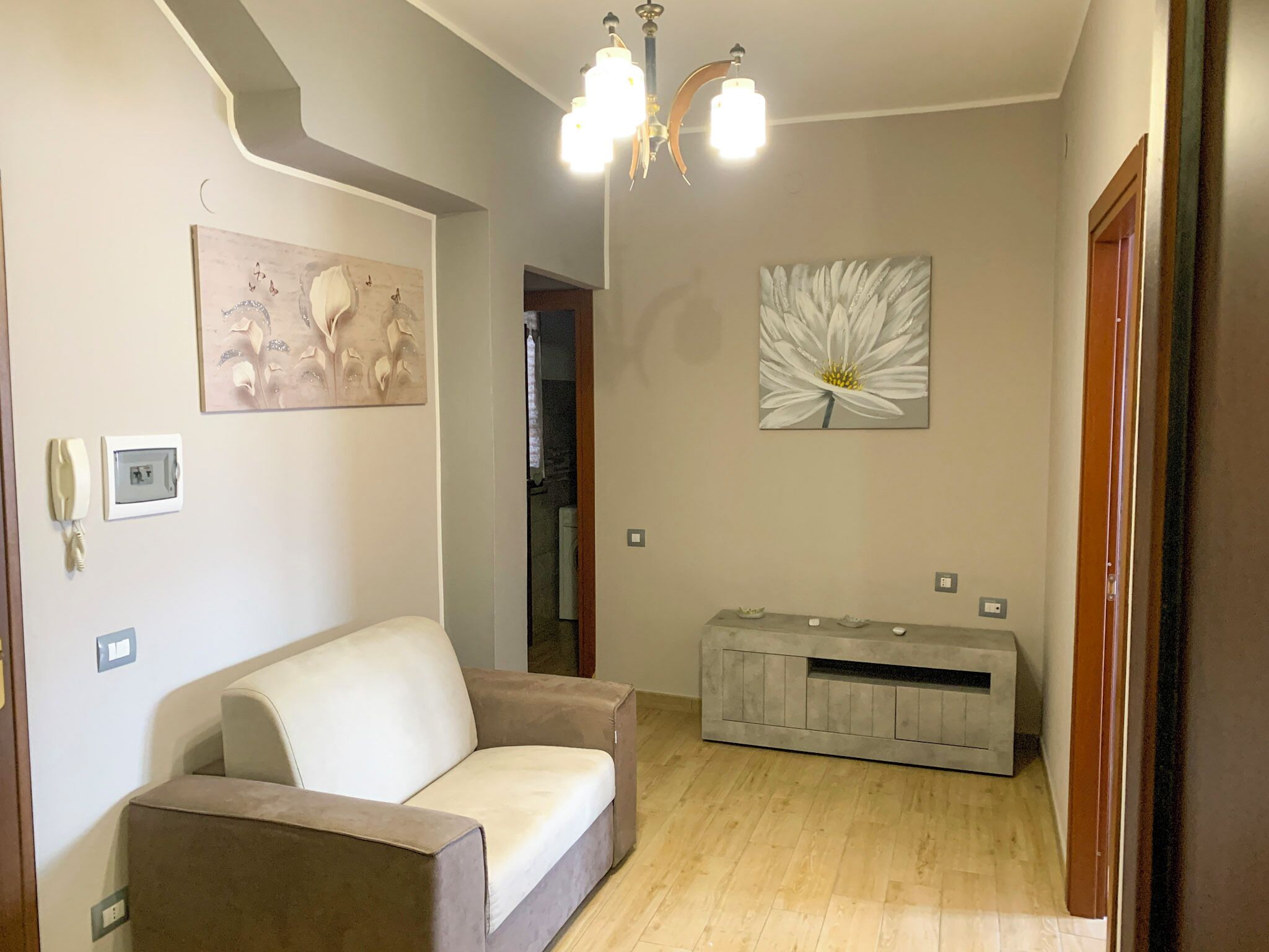 Appartement, 2 chambres, balcon | Coin séjour