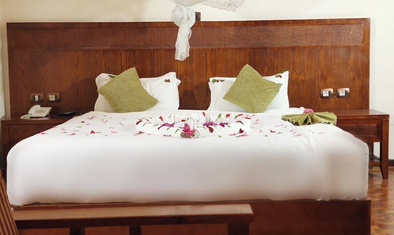 Rom – deluxe, balkong, hageutsikt