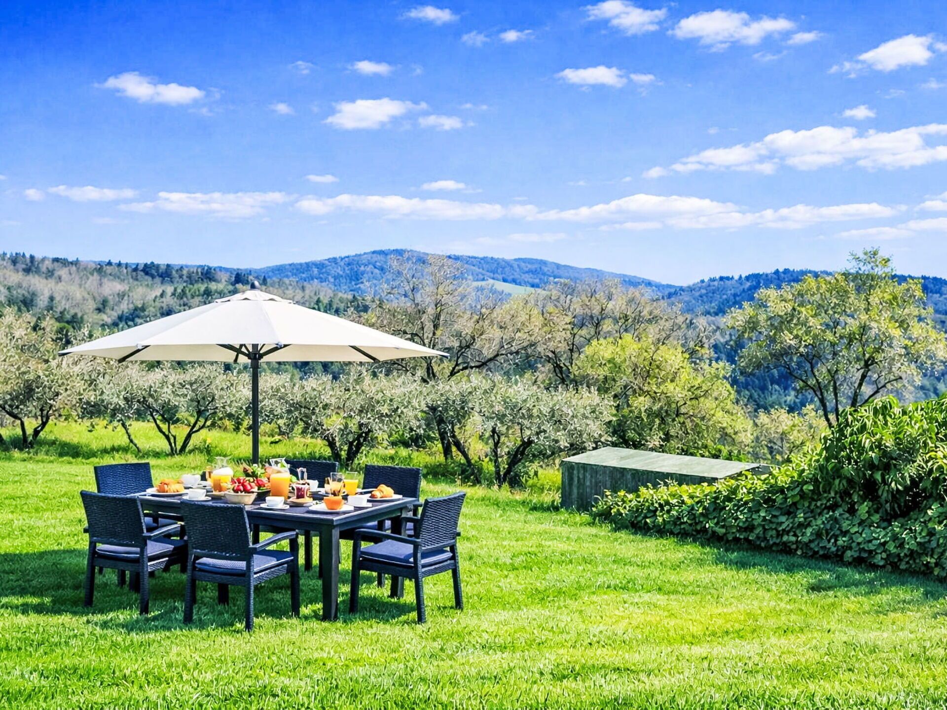 Udendørs spisemuligheder