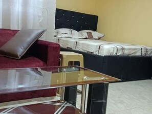 Room, Smoking, Balcony - Room-single Room With a Double bed (Amasaman)