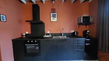 Appartement Luxe, vue ville | Cuisine privée