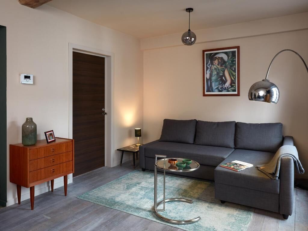 Appartement Deluxe, vue ville | Coin séjour