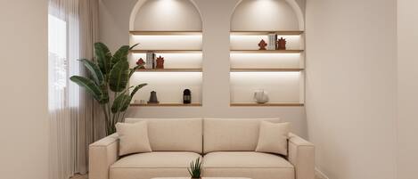 Suite familiar | Zona de estar | Una Smart TV