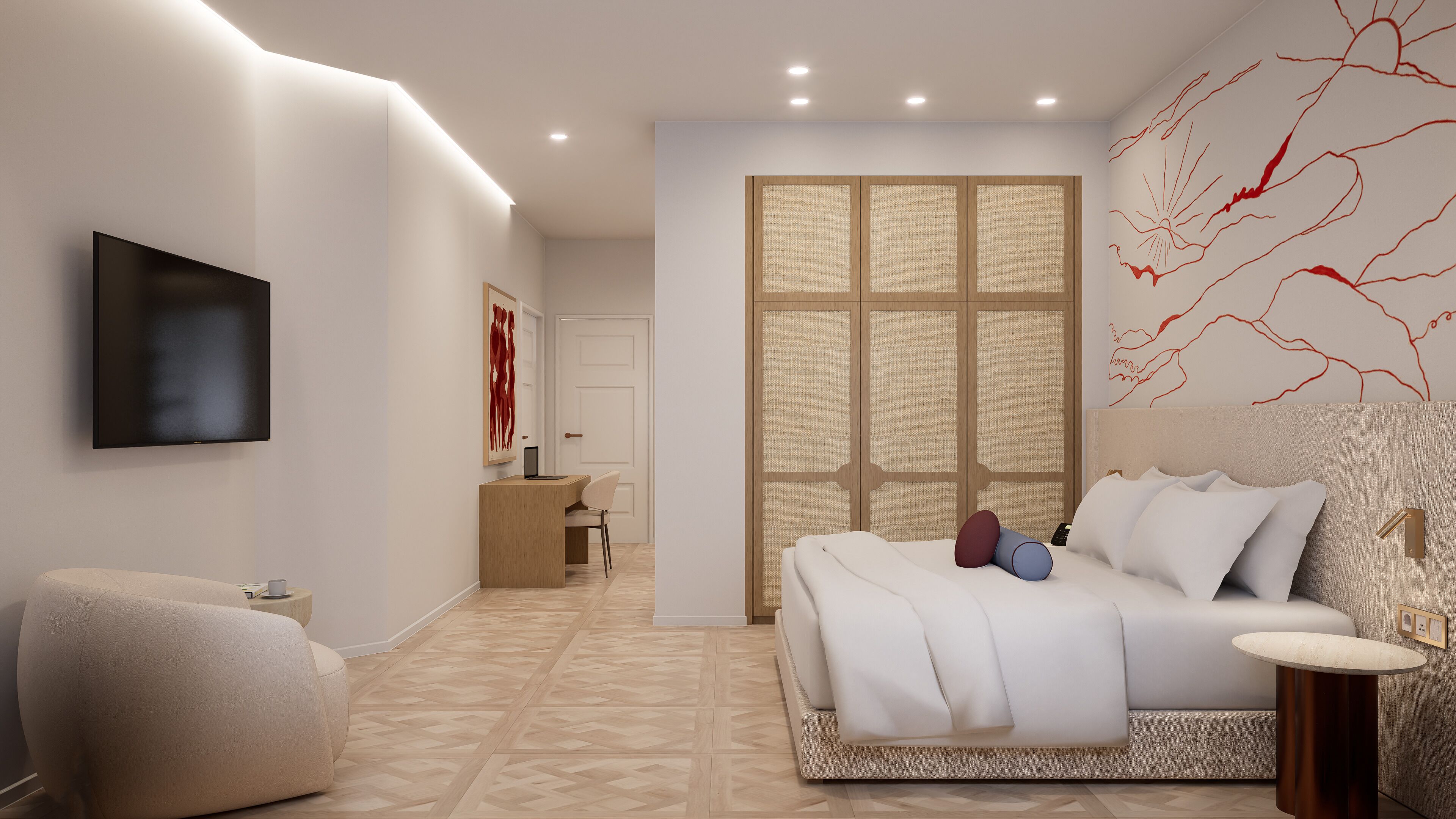 Family Suite | Egyptian cotton sheets, premium bedding, memory foam beds, in-room safe