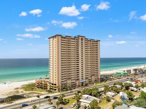 Exterior - Pelican Perch! 3BR 3BA Corner Beachfront Condo w/ Epic Views, Sleeps 10 (Panama City Beach)