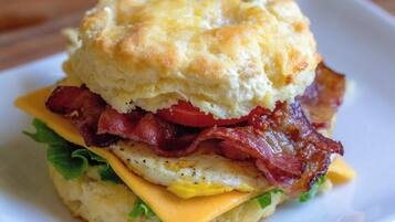 Daily full breakfast for a fee
