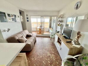 TV - Studio cabin, parking, sea view - 4 guests (Cap d'Agde)