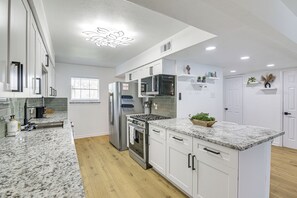 Interior - 1/2 Mi to Sylvan Beach Park! Chic Townhome w/ Yard (La Porte)