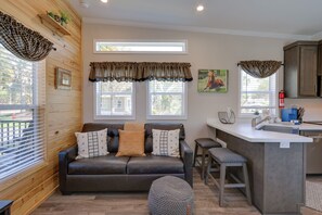 House (2 Bedrooms) | Interior - 0.5 Mi to Rodeo & Events! River Ranch Tiny Home (River Ranch)