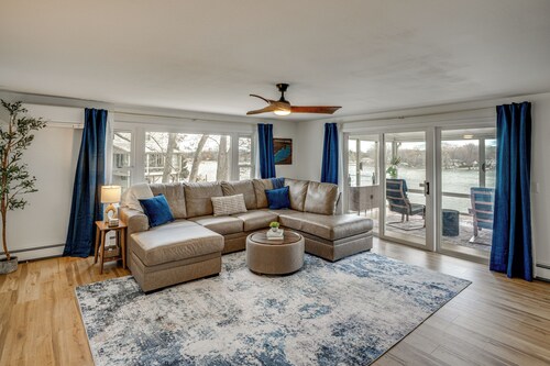 'pleasant Point Lake House' Dock & Fire Pit!