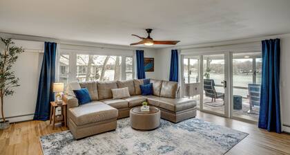 'pleasant Point Lake House' Dock & Fire Pit!