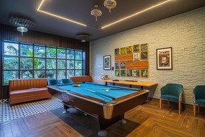 Deluxe villa, balkon | Spelletjeskamer