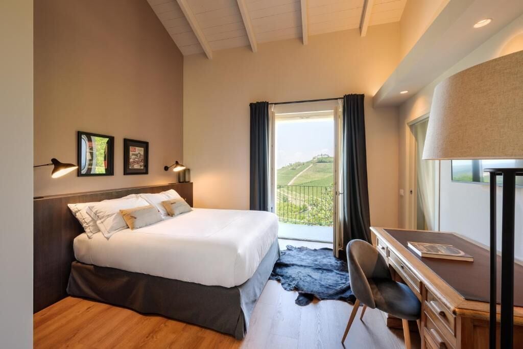 Doppelzimmer, Balkon, Gartenblick