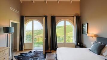 Doppelzimmer, Balkon, Gartenblick