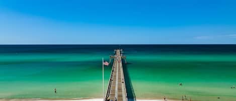 Beach nearby, white sand