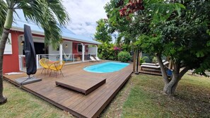 Outdoor pool - Villa Ti Kaz a Mymy - Pool villa St-François (Saint-François)
