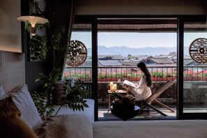 Dobbeltrom – superior, balkong, hageutsikt