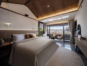 Kahden hengen superior-huone, parveke, näköala puutarhaan