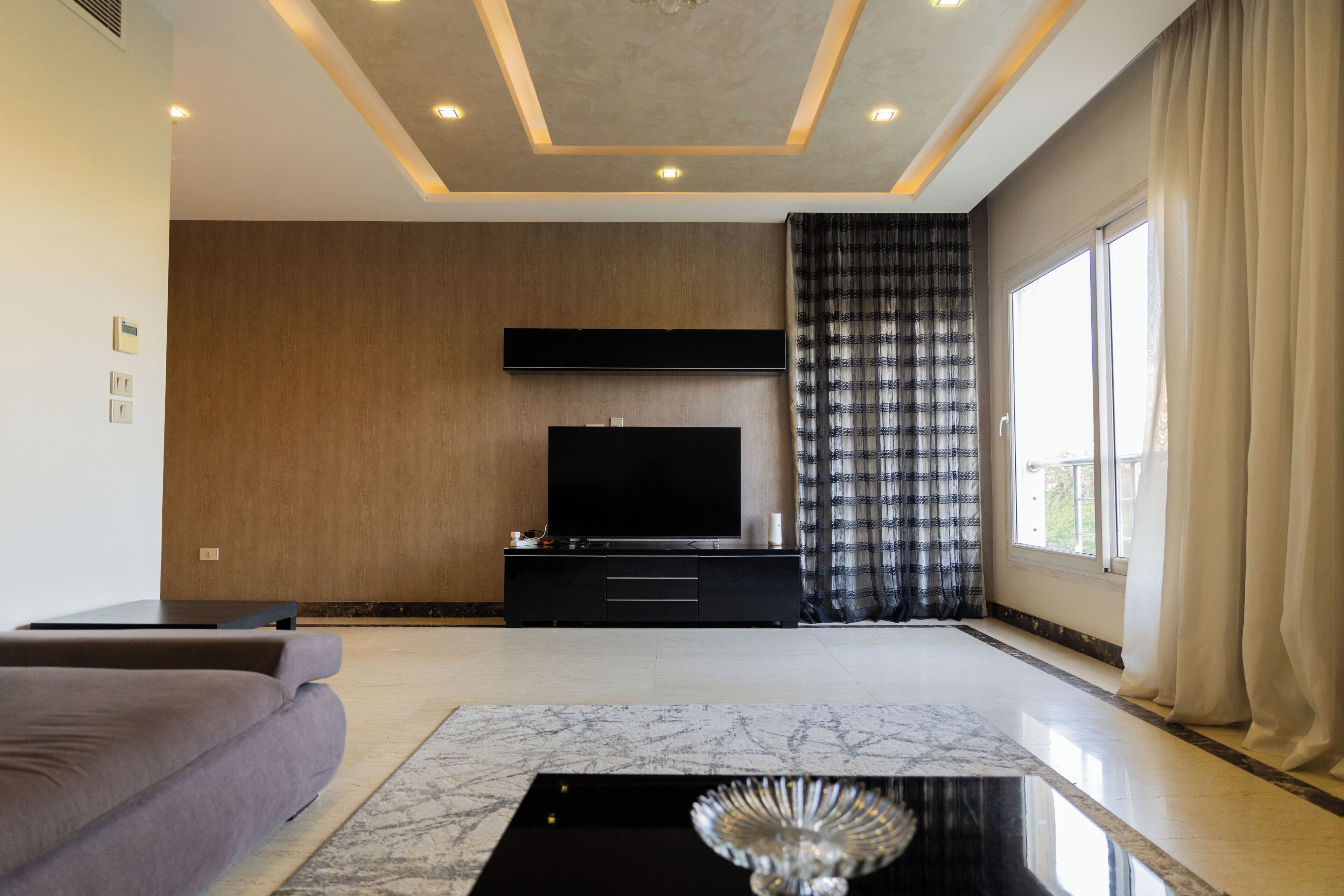 Deluxe Apartment, Private Bathroom, Garden View | Living area